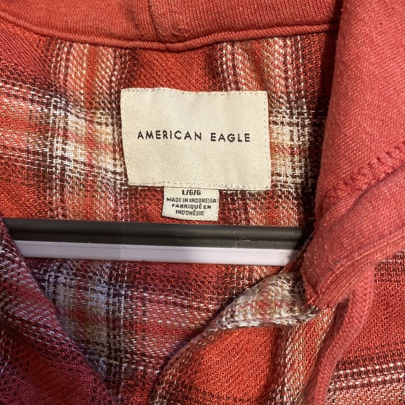 American Eagle Hooded Flannel - Picture 3 of 3